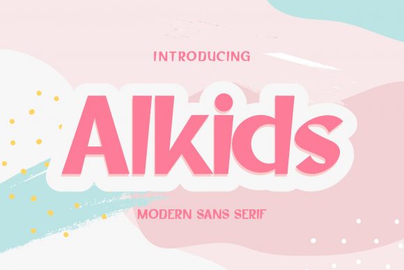 Alkids: The Playful Display Font for Creative Projects