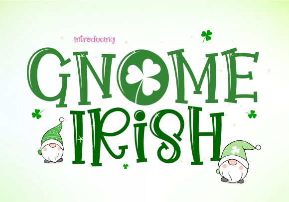 Gnome Irish: The Playful Display Font for Quirky Design