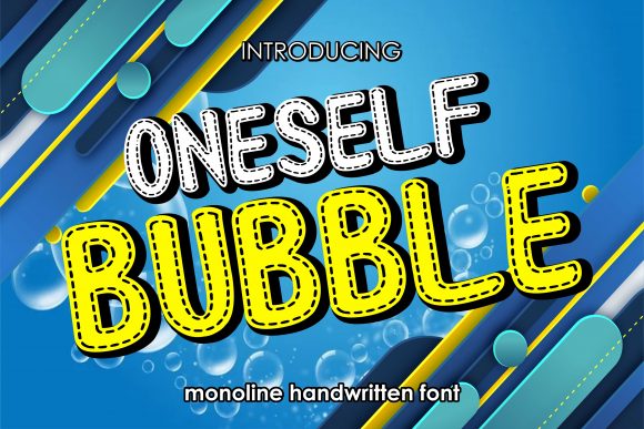 Oneself Bubble: The Playful Display Font for Authentic Designs