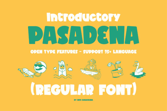 Passadena: The Quirky Display Font for Joyful Design