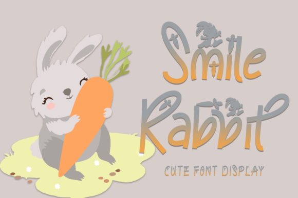 Smile Rabbit: The Playful Display Font for Creative Projects