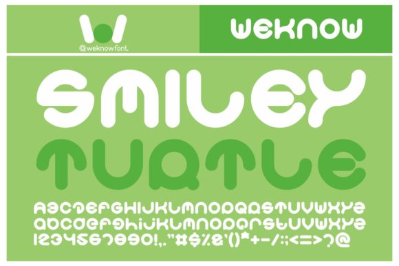 Smiley Turtle Font Evaluation