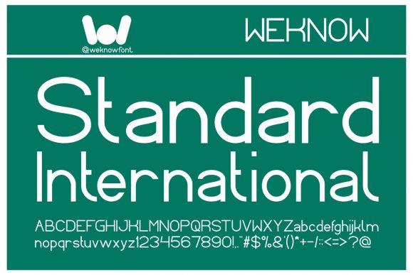 Standard International: The Power of Neat, Lettered Display