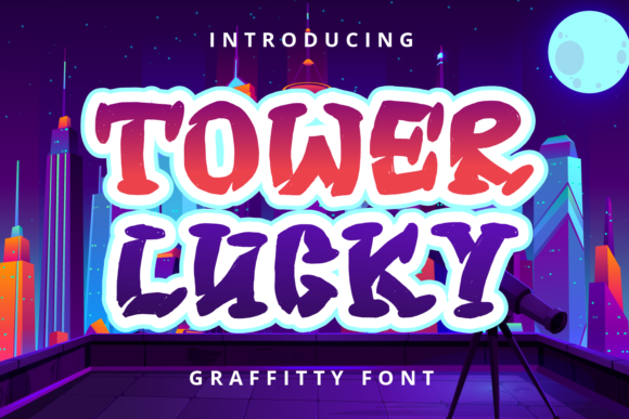 Tower Lucky: Elevating Visual Communication with Graffiti-Inspired Typography